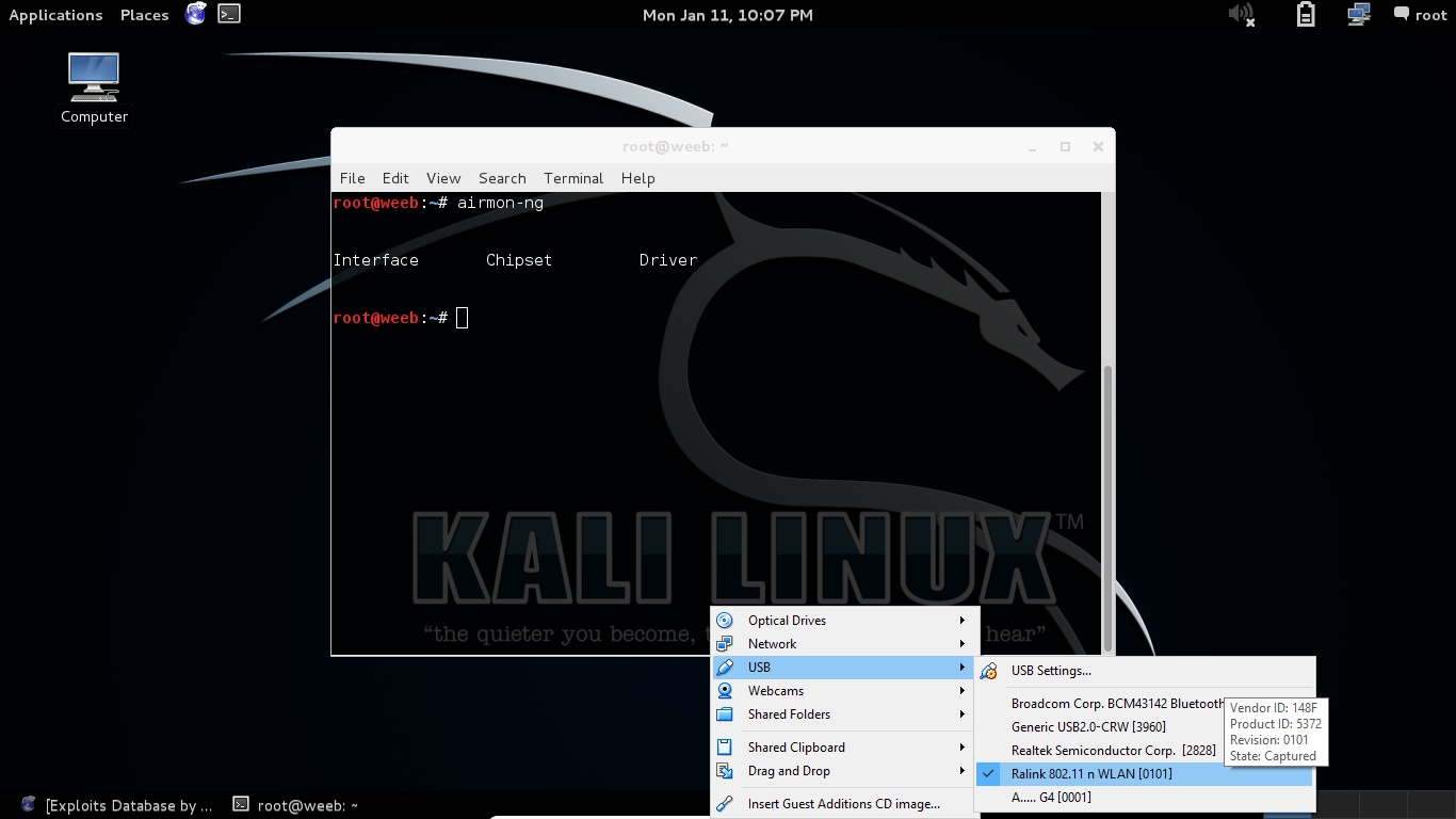 How To Install Usb Wifi Adapter On Kali Linux Usb Boot